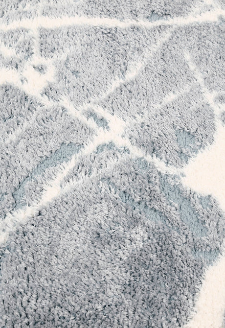 Modern Abstract Design Gray 5x7 Rug
