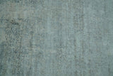 Modern Abstract Design Gray 8x10 Hand Knotted Art Silk Rug