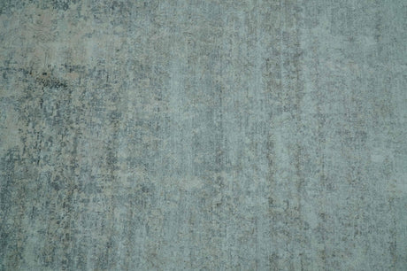 Modern Abstract Design Gray 8x10 Hand Knotted Art Silk Rug