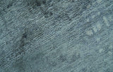 Modern Abstract Design Gray And Silver 9x11 Hand Knotted Bamboo Silk Area Rug