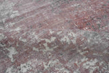 Modern Abstract Pink And Ivory Hand Loom Viscose 6x8 Area Rug