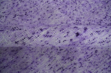 Modern Abstract Purple and Silver Hand knotted 8x10 Woven Art Silk Area Rug