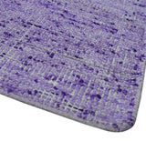 Modern Abstract Purple and Silver Hand knotted 8x10 Woven Art Silk Area Rug-Area Rug-Parc Decor