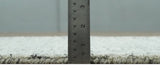 Modern Beige and Charcoal Solid Shaded Hand Tufted Natural Wool Area Rug