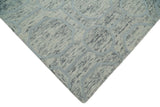 Modern Beige and Silver Hand Tufted Wool Area Rug