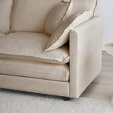 Modern Chenille 3-Seater Cloud Couch-sofa-Parc Decor