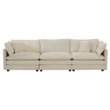 Modern Chenille 3-Seater Cloud Couch-sofa-Parc Decor