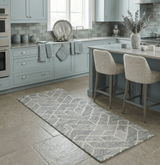 Modern Contemporary Beige Hand Tufted Wool Area Rug