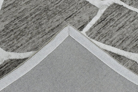 Modern Contemporary Brown Hand Tufted Wool 5x8 Area Rug