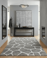 Modern Contemporary Brown Hand Tufted Wool 5x8 Area Rug