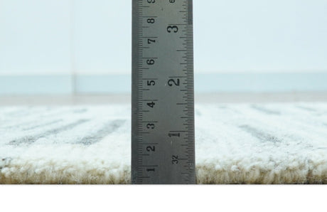 Modern Contemporary Charcoal And Gray 2x3 Wool Area Rug