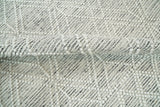 Modern Contemporary Hand Made White Wool Area Rug