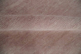 Modern Contemporary Solid Peach Hand knotted 8x10 wool Area Rug