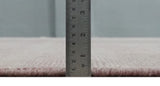Modern Contemporary Solid Peach Hand knotted 8x10 wool Area Rug