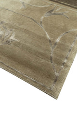 Modern Floral Style Multicolor 4x6 Hand Knotted Wool Area Rug