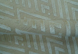 Modern Geometric Pattern Ivory And Beige Hand Knotted 9x12 Area Rug