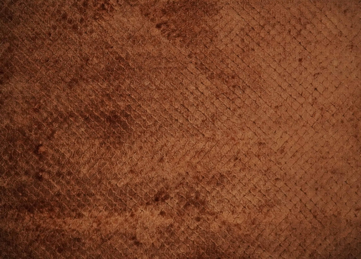 Modern Geometrical Cross Square Hand Made 2x3 Brown Art silk Area Rug-Area Rug-Parc Decor