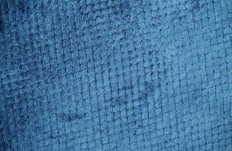 Modern Geometrical Cross Square Hand Made 2x4 Blue Art silk Area Rug-Area Rug-Parc Decor