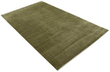 Modern Geometrical Design Beige And Brown 6x10 Hand Knotted Wool Rug