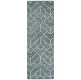 Modern Geometrical Design Hand Tufted Wool Area Rug