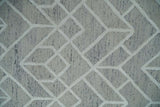 Modern Geometrical Design Hand Tufted Wool Area Rug