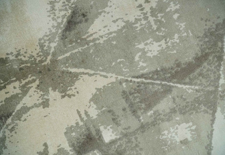 Modern Geometrical Diamond Cut Design Beige and Gray 5x8 Hand loom Viscose Area Rug