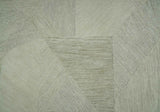 Modern Geometrical Ivory, Gray and Olive Stripes Textured Hand Tufted Custom Made rug