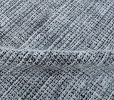 Modern Gray and Black Hand Loom Viscose 5x8 Area Rug