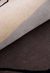 Modern Ink Loop Multicolor Hand Tufted 4x6 Wool Area Rug