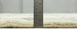 Modern Moroccan Trellis 6x8 Ivory and Brown Natural Farmhouse Wool Hand Woven Rug