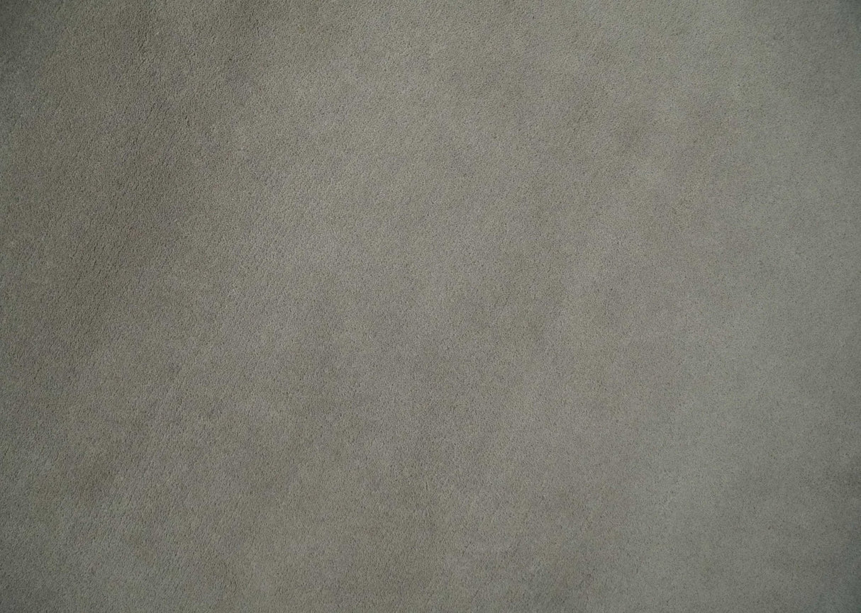Modern Scandinavian 6x8 Silver and Charcoal Wool Hand Woven Area Rug