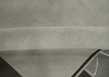 Modern Scandinavian 6x8 Silver and Charcoal Wool Hand Woven Area Rug