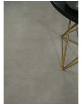 Modern Scandinavian 6x8 Silver and Gray Wool Hand Woven Area Rug