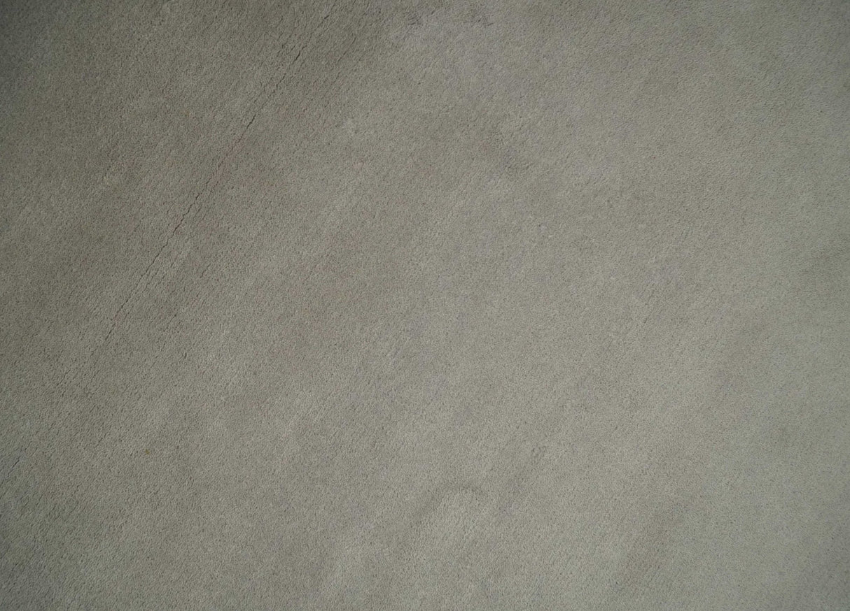 Modern Scandinavian 6x8 Silver and Gray Wool Hand Woven Area Rug