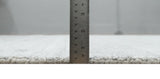 Modern Shaded Silver Gray 5x7 Blended Bamboo Silk Flatwoven Area Rug