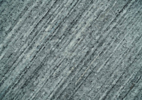 Modern Shaded Solid Handloom Silver, Charcoal and Gray 8x10 Contemporary Wool Area Rug | TRD10283810S