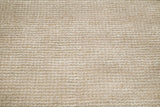 Modern Solid Beige Hand Woven Wool Area Rug