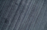 Modern Solid Blue 5x7 Blended Bamboo Silk Hand Woven Area Rug