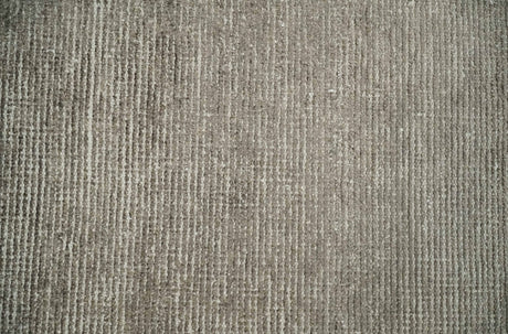 Modern Solid Brown 2x3 Hand Knotted Bamboo Silk Rug