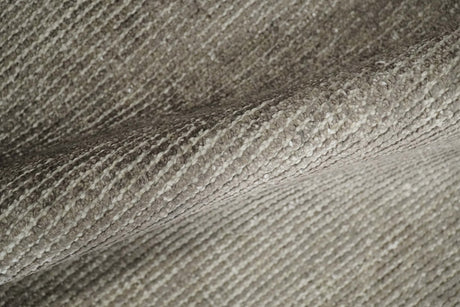 Modern Solid Brown 2x3 Hand Knotted Bamboo Silk Rug