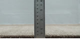 Modern Solid Brown 2x3 Hand Knotted Bamboo Silk Rug