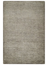 Modern Solid Brown 2x3 Hand Knotted Bamboo Silk Rug