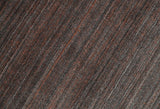 Modern Solid Brown 5x7 Blended Wool Flatwoven Area Rug