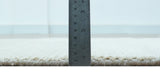 Modern Solid Design Beige Hand Knotted Wool And Silk Rug