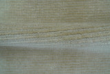 Modern Solid Design Beige Hand Knotted Wool And Silk Rug