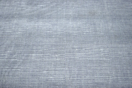Modern Solid Design Blue Hand Knotted Wool 8x10 Area Rug