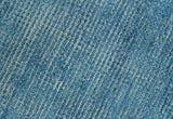 Modern Solid Design Gray And Blue 5x8 Hand Knotted Wool Area Rug