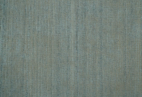 Modern Solid Design Green And Blue 5x8 Hand Knotted Wool Area Rug