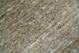 Modern Solid Design Natural Brown Hand Knotted Wool Rug