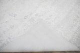 Modern Solid Design Silver Hand Loom Viscose 5x8 Area Rug